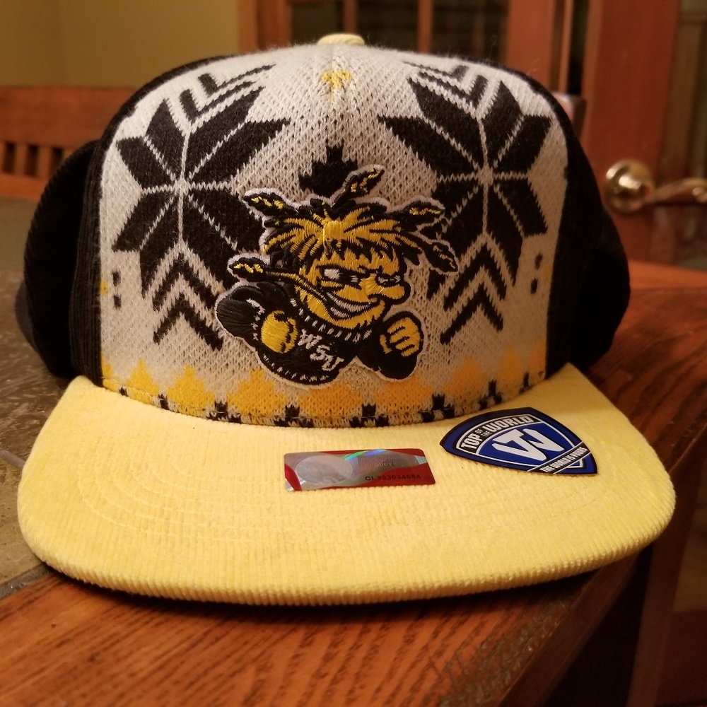 Wichita State Ugly Sweater Top Of World Hat